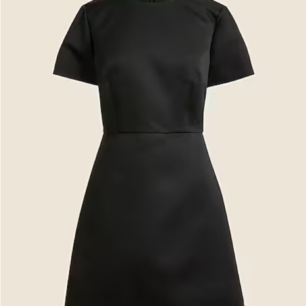 Chic Black Short Sleeve Dress